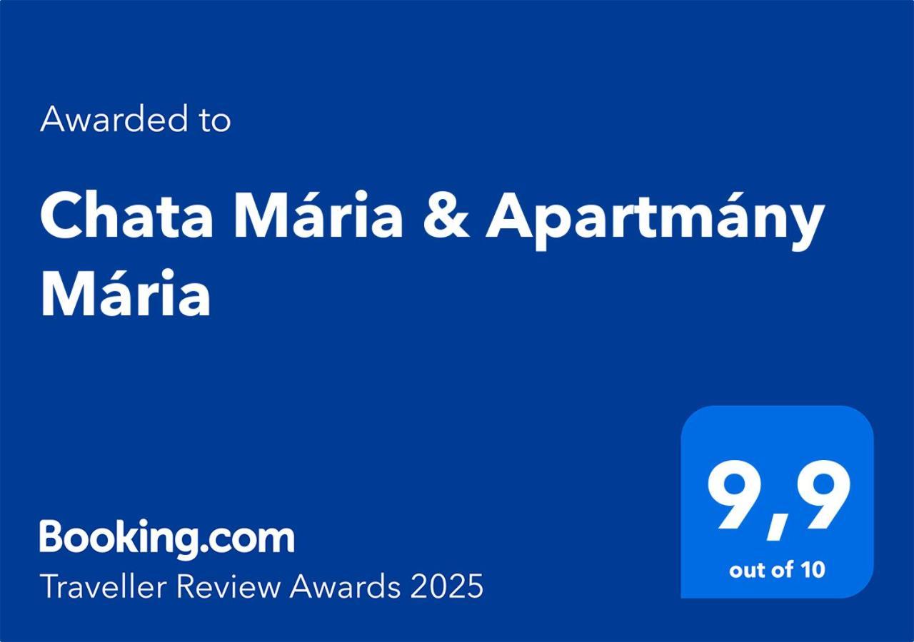 Chata Mária&Apartmány Mária Prószék Kültér fotó